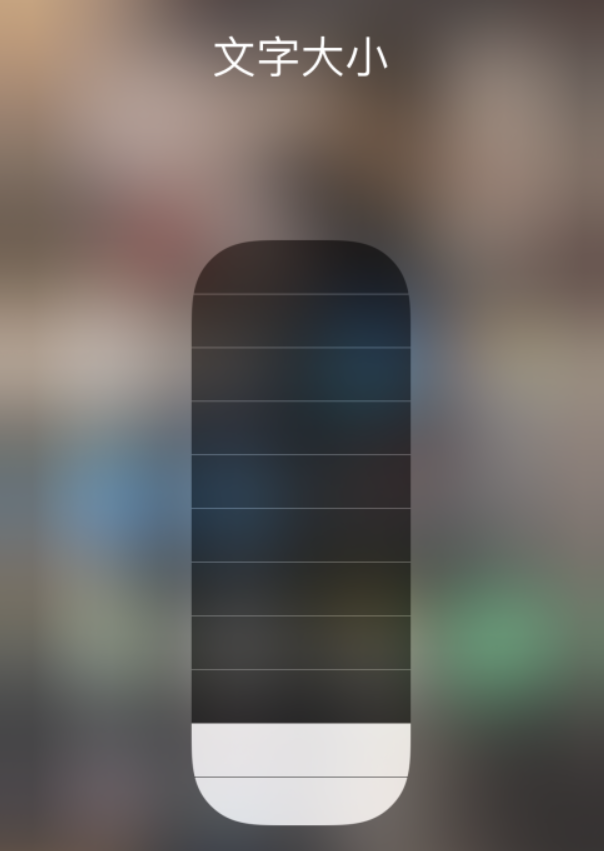 万载苹果手机维修分享小技巧：在 iPhone 控制中心快速调节字体大小 